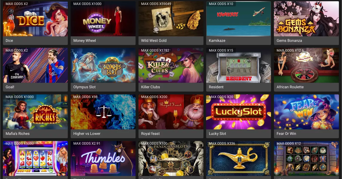 WinWin Casino Bangladesh offers 9300 certified games for players